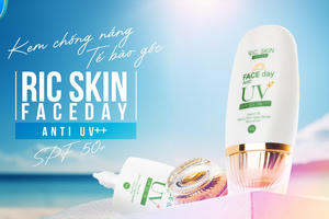 Bảo Vệ Và Nuôi Dưỡng Làn Da Mỗi Ngày Với Kem chống nắng RicSkin Face Day Anti UV !
