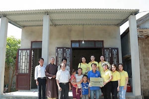 BWon trao tặng nhà tình thương cho các gia đình nghèo tại Quảng Trị