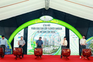 Chính thức ra mắt phân khu cao cấp Flower Garden và mở bán tòa Rosa