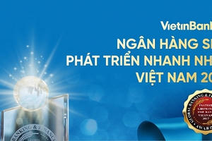 VietinBank là Ngân hàng SME phát triển nhanh nhất Việt Nam 2017
