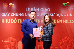 KITA Land bàn giao giấy chứng nhận quyền sử dụng đất dự án Golden Hills