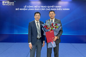 BVBank (BVB) thay đổi nhân sự cấp cao, ông Lý Hoài Văn đảm nhận 'ghế nóng' Tổng Giám đốc