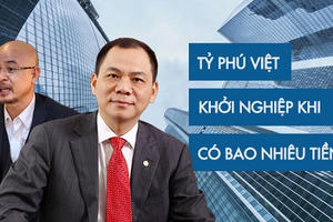 Sở hữu khối tài sản khổng lồ, ít ai biết các doanh nhân đình đám này đã từng khởi nghiệp với số tiền không tưởng