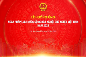 [Trực tiếp] Lễ hưởng ứng Ngày Pháp luật nước Cộng hòa xã hội chủ nghĩa Việt Nam năm 2025