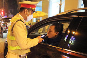 Mức phạt vi phạm nồng độ cồn từ 1/1/2025