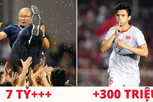 Mưa tiền thưởng vẫy gọi U22 Việt Nam sau chiến thắng lịch sử 3-0 Indonesia