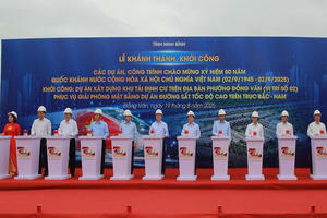 Ninh Bình khởi công 4 dự án, công trình chào mừng 80 năm Cách mạng Tháng Tám và Quốc khánh 2/9