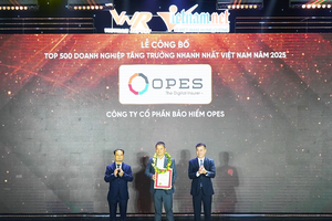 OPES dẫn đầu ngành bảo hiểm phi nhân thọ trong bảng xếp hạng FAST500