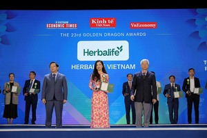 Giải thưởng Rồng Vàng 2024 - Herbalife được vinh danh Top 50 Doanh Nghiệp FDI Tiêu Biểu tại Việt Nam
