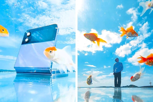 Ấn tượng cách Samsung quảng cáo điện thoại gập trên toàn thế giới