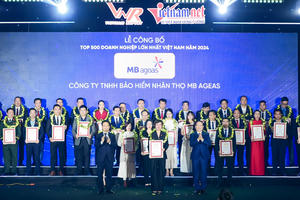 Bảo hiểm Nhân thọ MB Ageas Life lọt Top 500 Doanh nghiệp lớn nhất Việt Nam 2024
