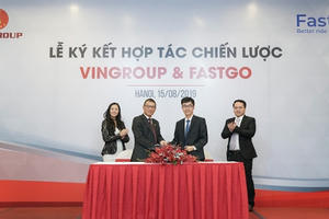 VinGroup hợp tác với FastGo tham gia thị trường xe công nghệ