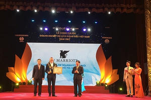 JW Marriott Hà Nội được trao nhiều giải thưởng danh giá