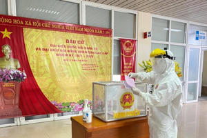 Hơn 2.200 cử tri bầu cử trong 'tâm dịch' Bệnh viện K