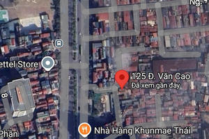 Hà Nội thu hồi 1.347 m² đất vi phạm tại số 125 Văn Cao
