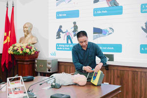 Vingroup phối hợp cùng Bộ Y tế triển khai chuỗi tập huấn sơ cấp cứu cộng đồng, gia tăng cơ hội sống cho người bệnh