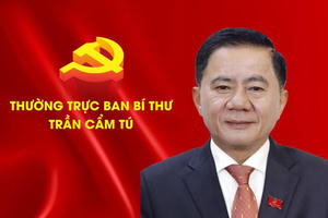 Đồng chí Trần Cẩm Tú tái giữ chức Thường trực Ban Bí thư khóa XIV