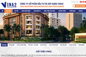 Vina2 (VC2): Vốn điều lệ tăng lên 760 tỷ đồng, chi hàng trăm tỷ làm dự án tại cửa ngõ Mộc Châu