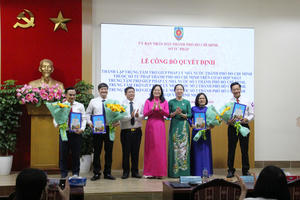 Ra mắt Trung tâm Trợ giúp pháp lý Nhà nước TP HCM sau khi hợp nhất 3 Trung tâm Ra mắt Trung tâm Trợ giúp pháp lý Nhà nước TP HCM sau khi hợp nhất 3 Trung tâm