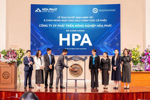 285 triệu cổ phiếu HPA của Nông nghiệp Hòa Phát chính thức niêm yết trên HOSE