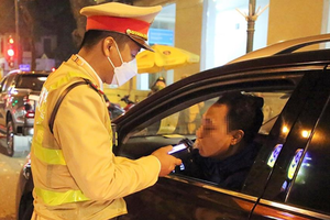 Xử lý gần 1.600 trường hợp lái xe vi phạm nồng độ cồn trên cả nước trong ngày mùng 1 Tết 
