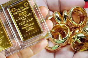 Giá vàng ngày 28/2: Vàng thế giới tăng cao nhất gần 1 tháng, vàng miếng SJC và vàng nhẫn lên 187 triệu/lượng
