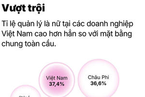 Tỷ lệ nữ lãnh đạo Việt Nam vượt mức toàn cầu nhưng 'ghế nóng' CEO ghi nhận đà giảm mạnh