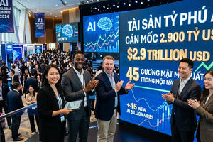 Tài sản tỷ phú AI cán mốc 2.900 tỷ USD, 45 gương mặt mới xuất hiện trong một năm Tài sản tỷ phú AI cán mốc 2.900 tỷ USD, 45 gương mặt mới xuất hiện trong một năm