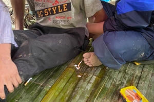 Lập lán, ôm “hàng”, nổ súng chống trả công an khi bị vây bắt