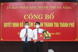 Bổ nhiệm ông Phan Thanh Long làm Chánh Thanh tra TP Đà Nẵng