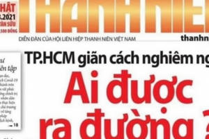 Báo Thanh Niên tạm ngừng xuất bản báo in từ 23/8 đến 16/9