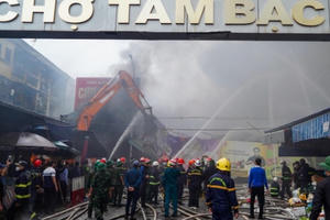 TP Hải Phòng chi hơn 7,6 tỷ đồng hỗ trợ tiểu thương trong vụ cháy chợ Tam Bạc