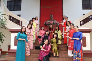 Phụ nữ ngành Tư pháp sôi nổi hưởng ứng Tuần lễ Áo dài 2021