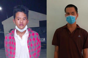 Bắt tạm giam 2 đối tượng trộm trâu của hàng xóm bán lấy tiền đánh bạc