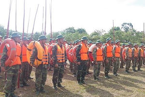 Bộ chỉ huy quân sự tỉnh Thừa Thiên Huế tích cực công tác trước mùa mưa bão Bộ chỉ huy quân sự tỉnh Thừa Thiên Huế tích cực công tác trước mùa mưa bão