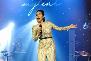 Nữ ca sĩ Mỹ Linh thực hiện tour lưu diễn đáng nhờ tại Đà Nẵng