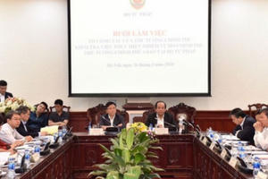 Bộ, ngành Tư pháp tham gia ngày càng sâu vào phát triển kinh tế - xã hội