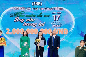 SHB ủng hộ 2 tỷ đồng góp phần mang “mùa xuân cho em” dịp Tết Nhâm Nhìn