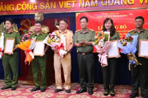 Công an tỉnh Bình Dương điều đồng bổ nhiệm cán bộ