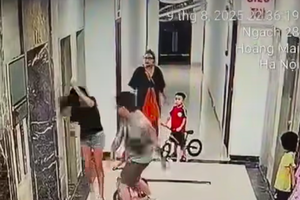 Công an vào cuộc vụ một phụ nữ bị người đàn ông đánh tới tấp trong khu chung cư