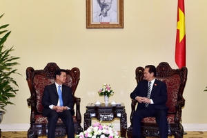 Thủ tướng Nguyễn Tấn Dũng tiếp Phó Thủ tướng Lào