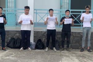 Bắt giữ 5 người Trung Quốc nghi vấn xuất nhập cảnh trái phép