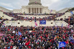 Cảnh tượng chưa từng có: Tòa nhà Quốc hội Mỹ bị tấn công