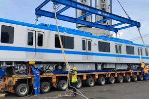 TP. Hồ Chí Minh: Metro Số 1 đón thêm hai đoàn tàu