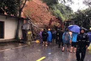 Một người tử vong do sạt lở đất ở Tuyên Quang