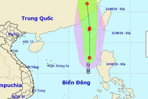 Áp thấp nhiệt đới trên Biển Đông có khả năng mạnh thành bão