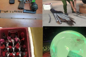 Công an Bình Dương vận động người dân giao nộp vũ khí, vật liệu nổ