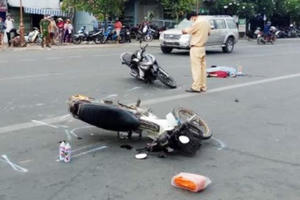 Số vụ tai nạn giao thông và người chết giảm trong 6 tháng đầu năm