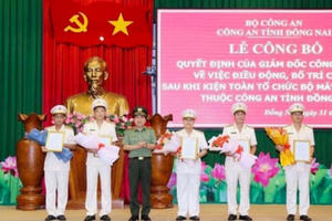 Công an tỉnh Đồng Nai kiện toàn tổ chức theo hướng tinh, gọn và mạnh