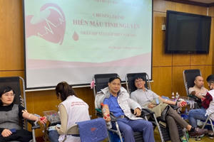 Lan toả nghĩa cử cao đẹp từ phong trào hiến máu tình nguyện tại Bộ Tư pháp